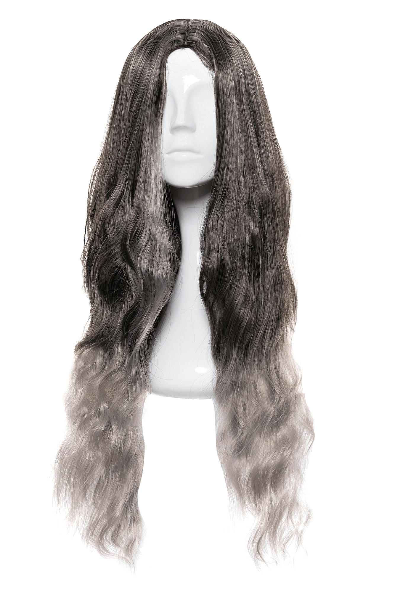 Peruca fibra sintetica Thalia Ombre Grey Belher imagine noua