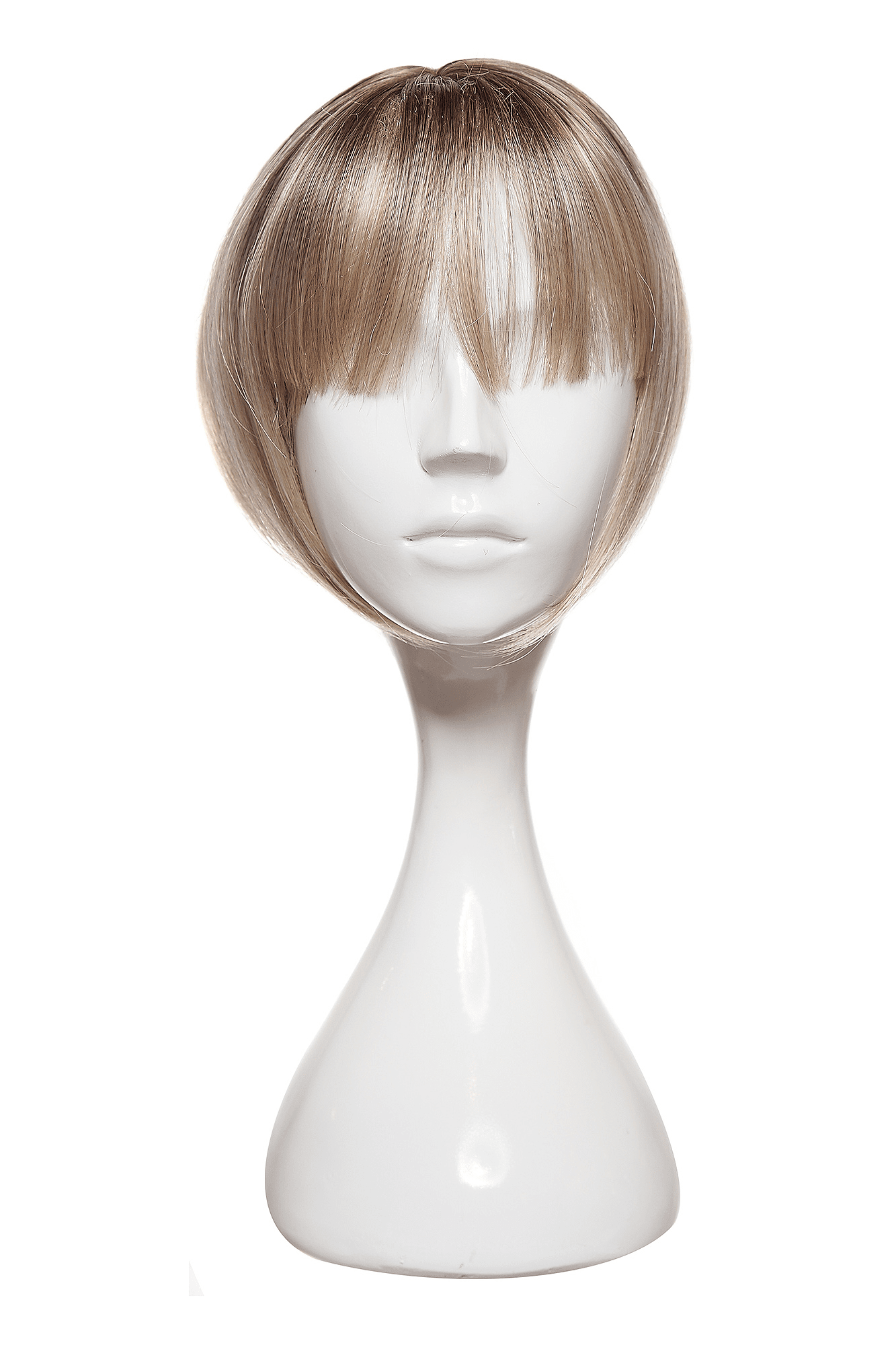 Peruca Partiala Clip-on Cu Breton Ombre Blond Deschis