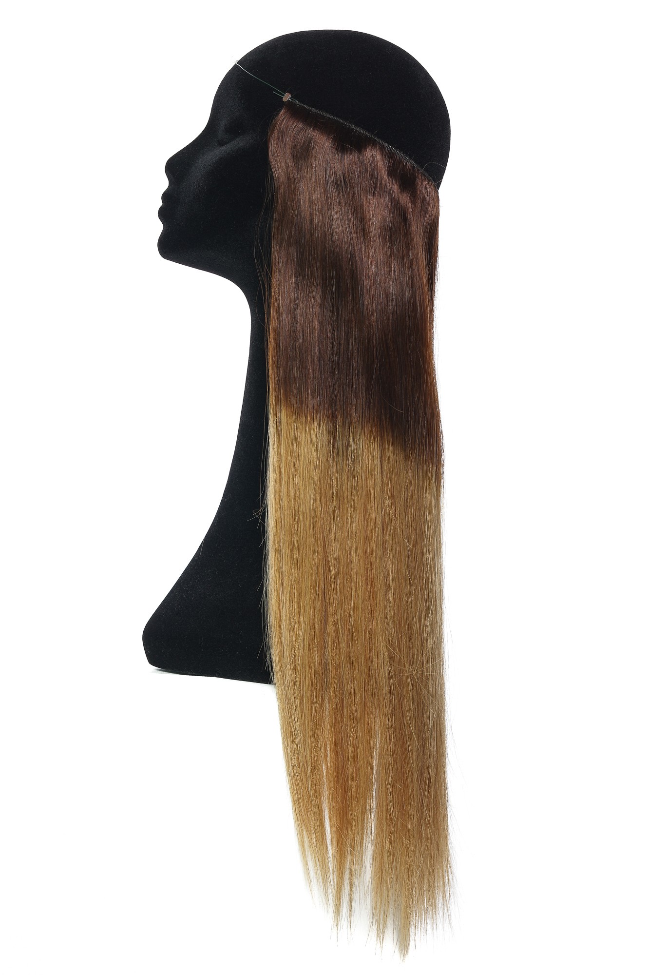 Extensii Flip-In Deluxe Ombre Ciocolatiu/Blond Miere