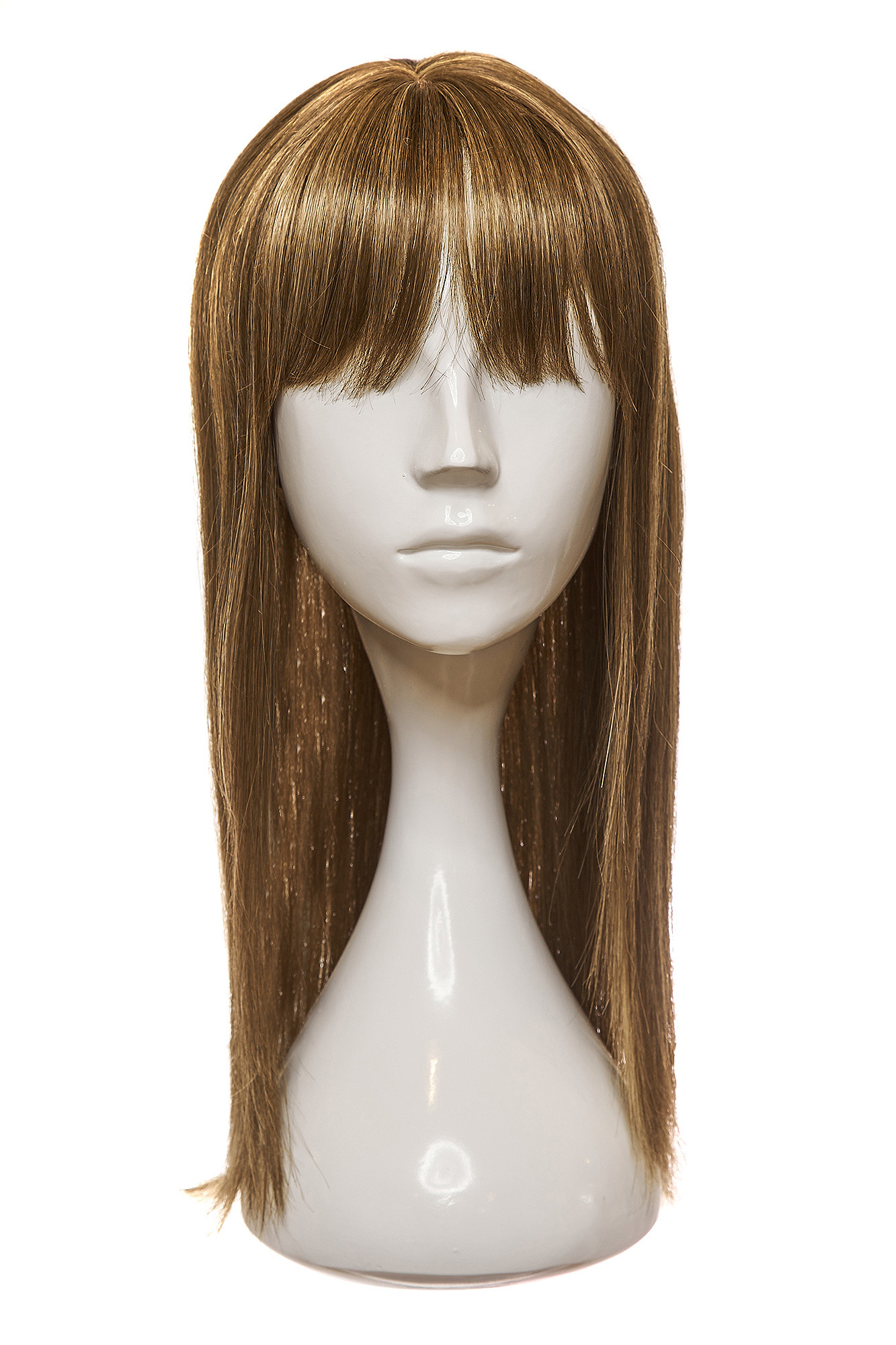 ARIA Natural Wig Chestnut Brown with Highlights