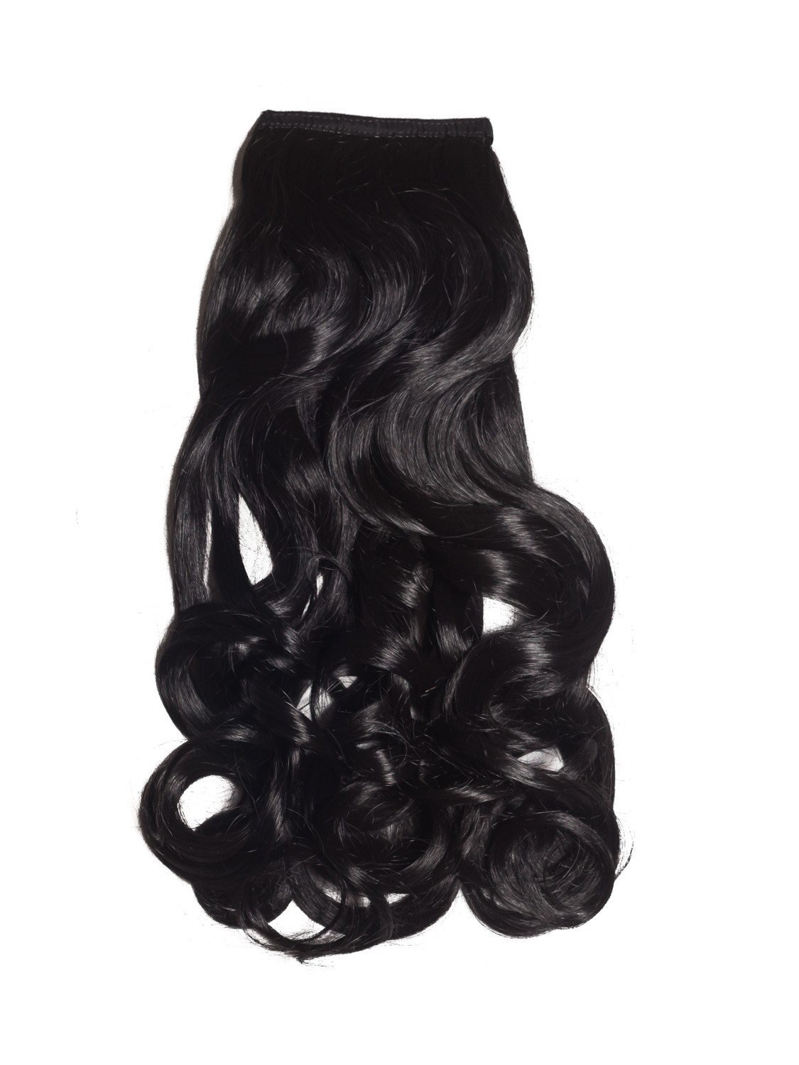 Coada Par Ondulat Negru Natural