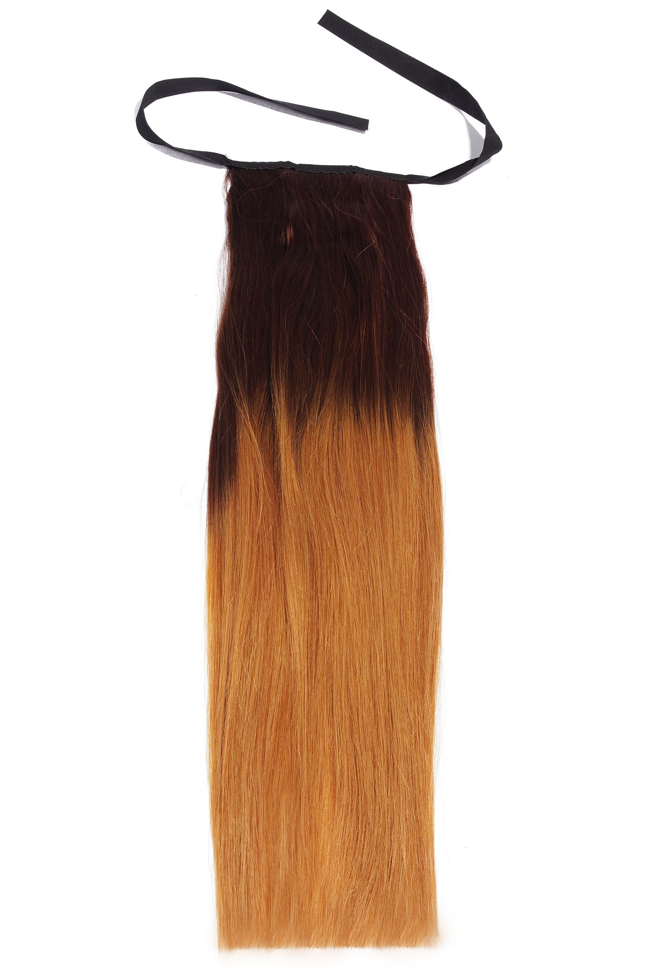 Coada Deluxe Ombre Ciocolatiu/Blond Miere