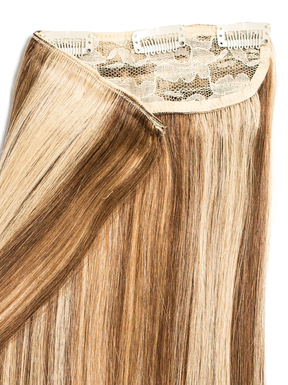 Tresa Clip-On Deluxe Saten Deschis Cu Suvite