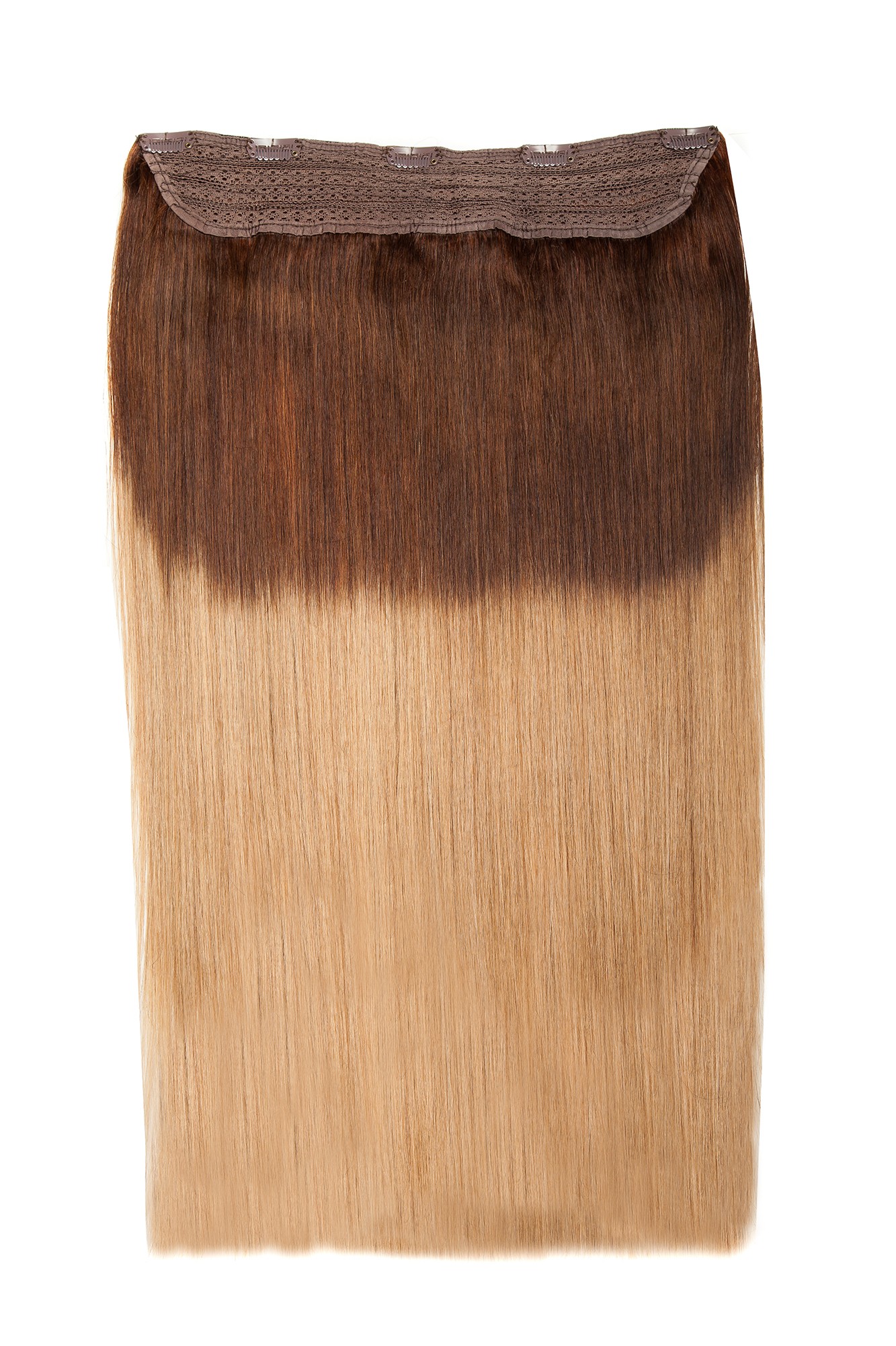 Tresa Clip-On VIP Ombre Ciocolatiu/Blond Aluna