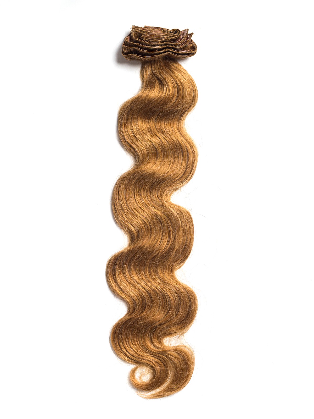 Extensii Clip-On Ondulat Premium Blond Miere