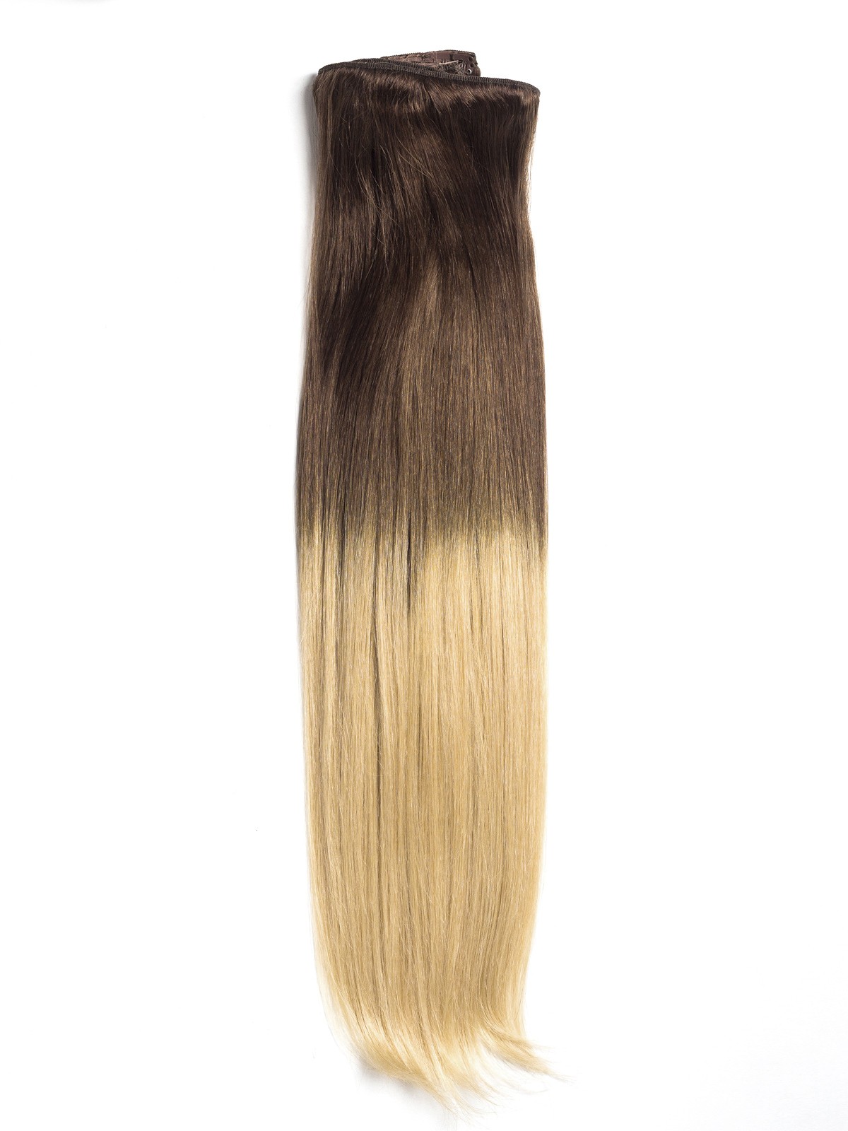 Extensii Clip-On Deluxe Ombre Saten Natural/Blond