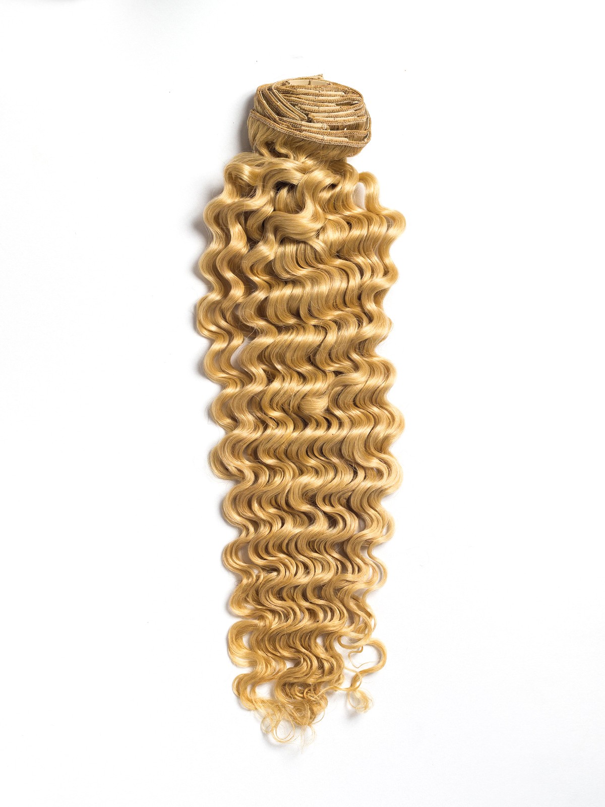 Extensii Clip-On Cret Premium Blond Deschis Auriu Belher imagine noua
