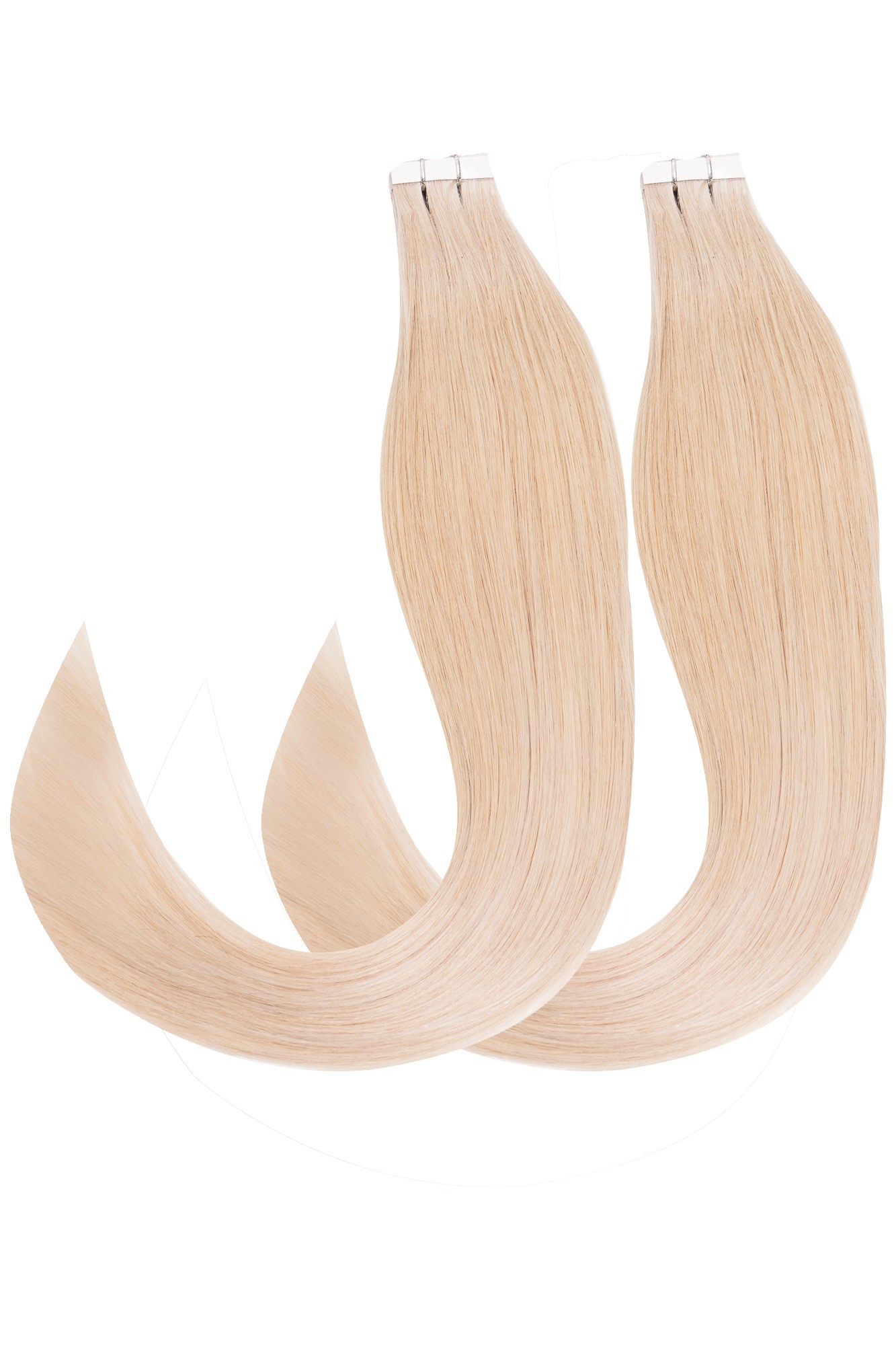 Extensiile Tape-On VIP Blond Argintiu