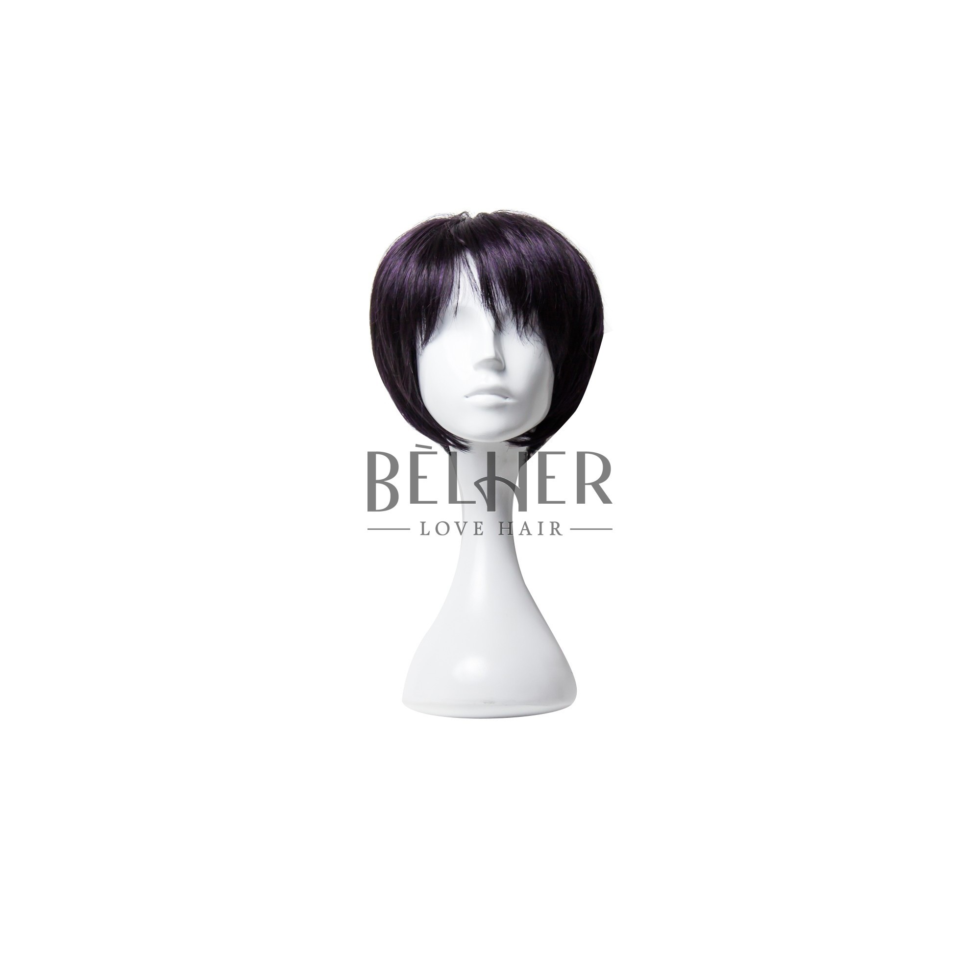 Peruca LEONOR Negru Violet