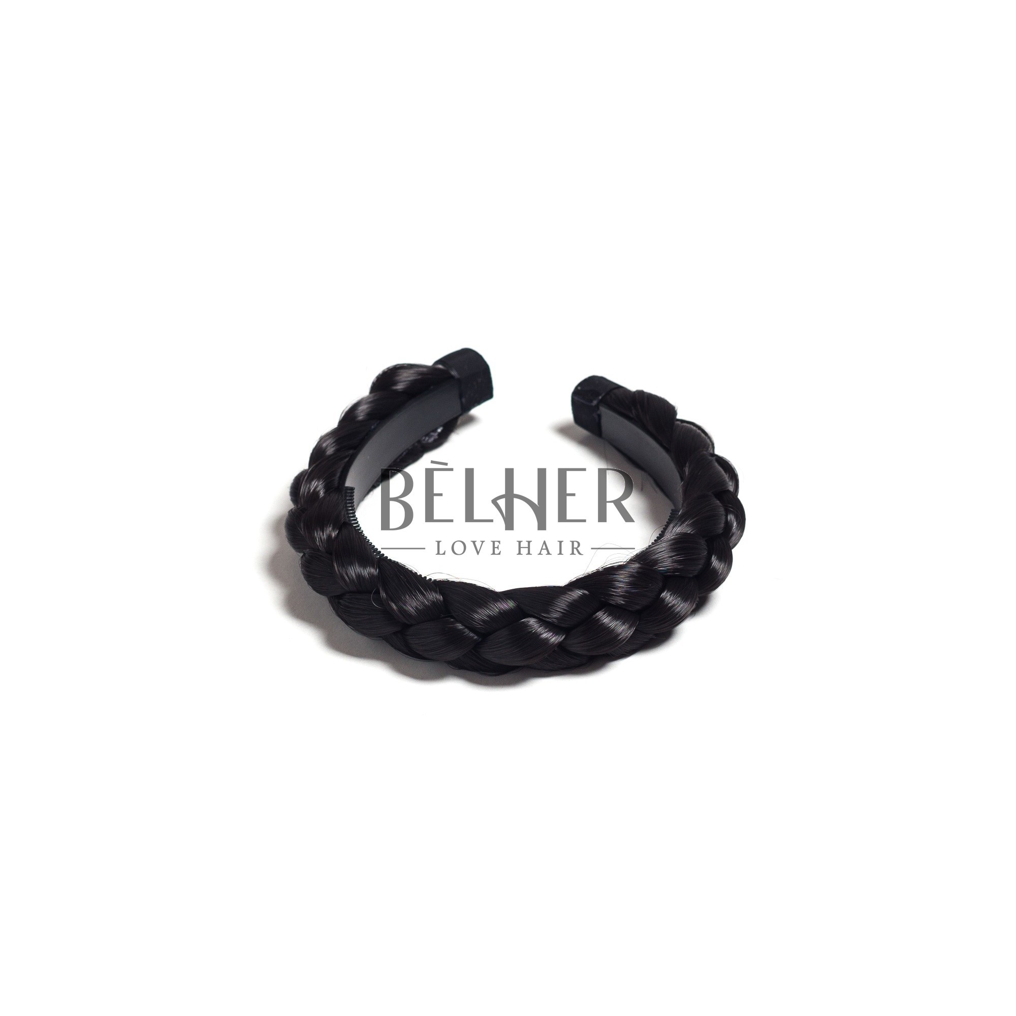 Coronita Impletita Negru Natural