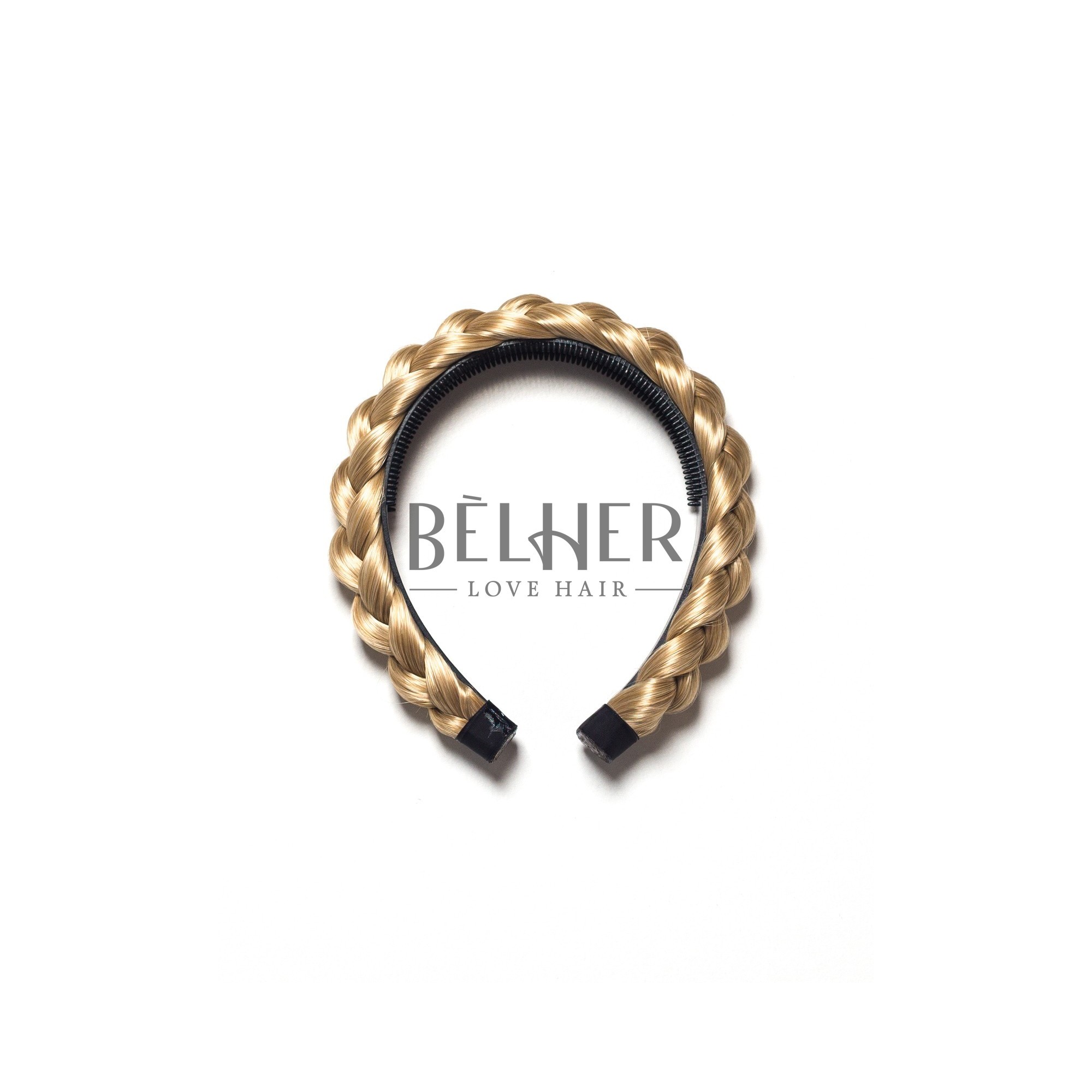 Coronita Impletita Blond Auriu