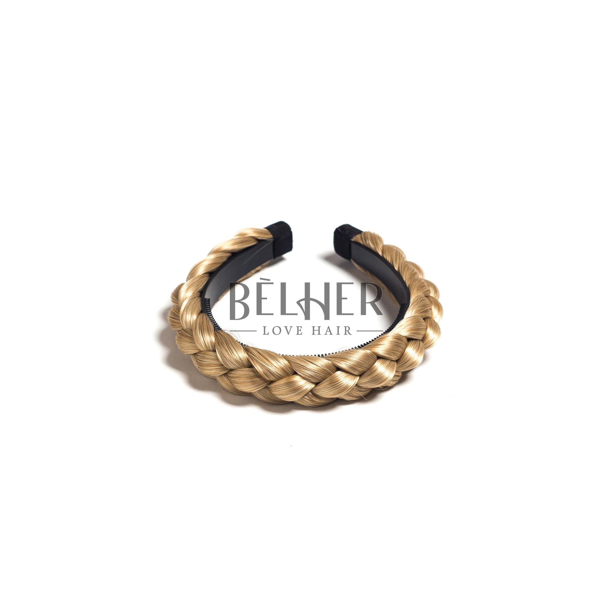 Coronita Impletita Blond Auriu