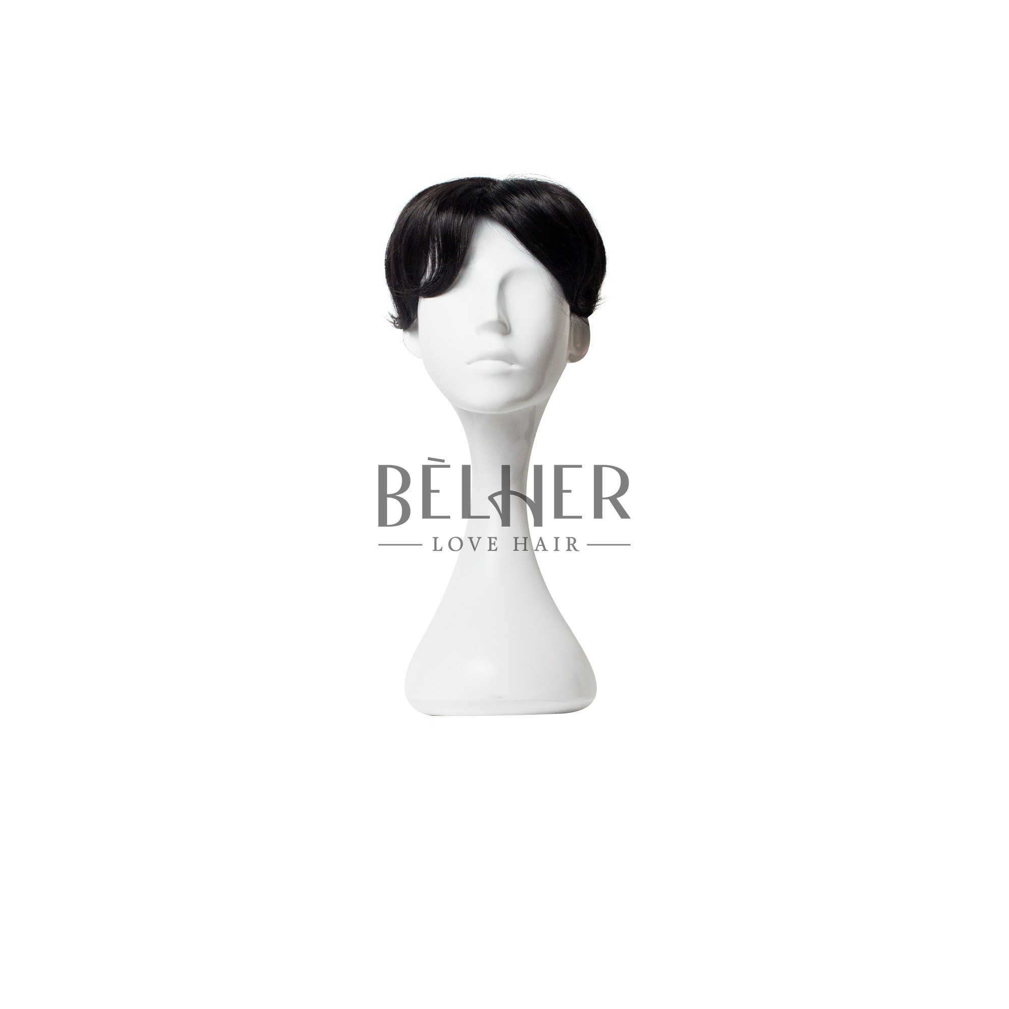 Peruca Partiala Clip-On Negru Natural