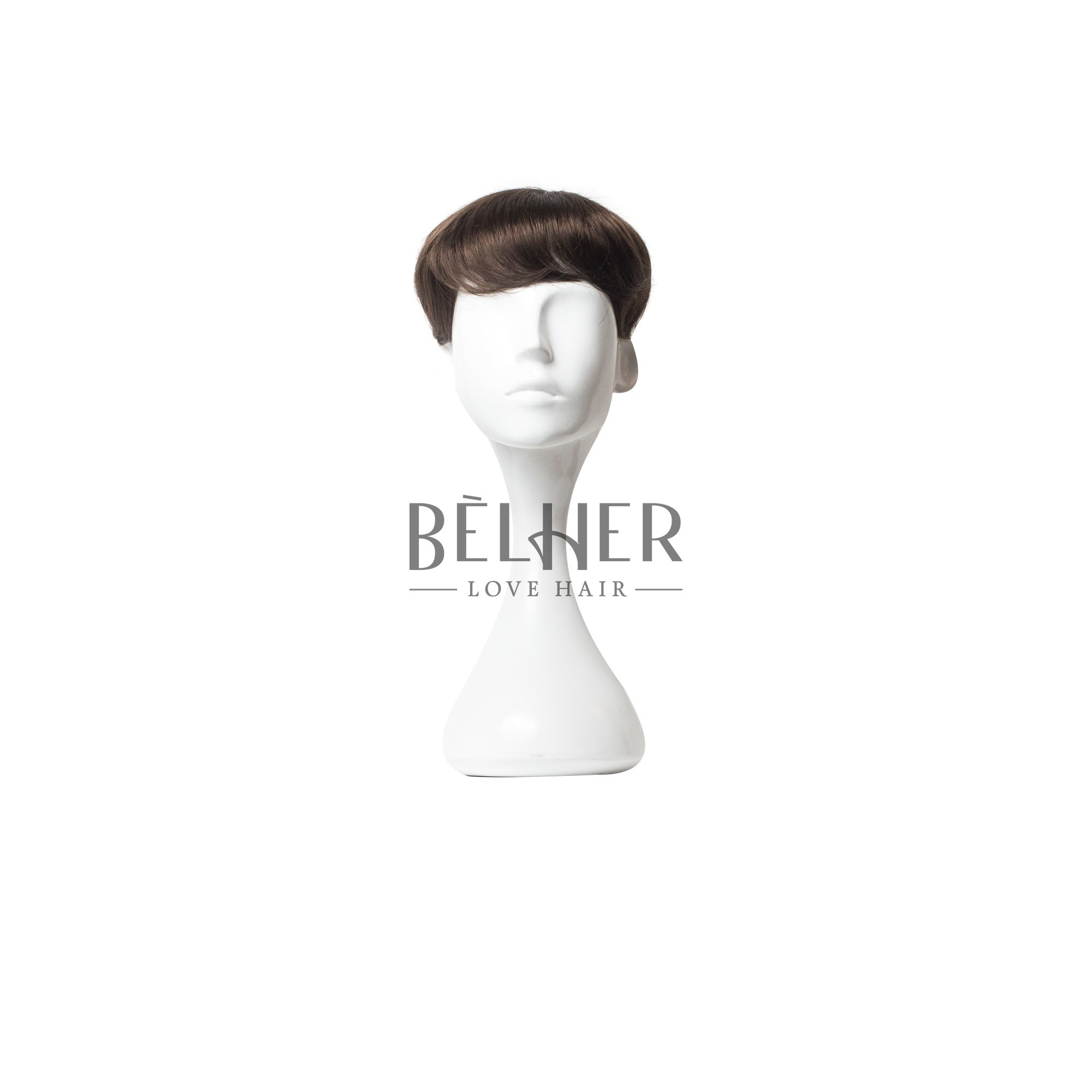 Peruca Partiala Clip-On Saten Deschis
