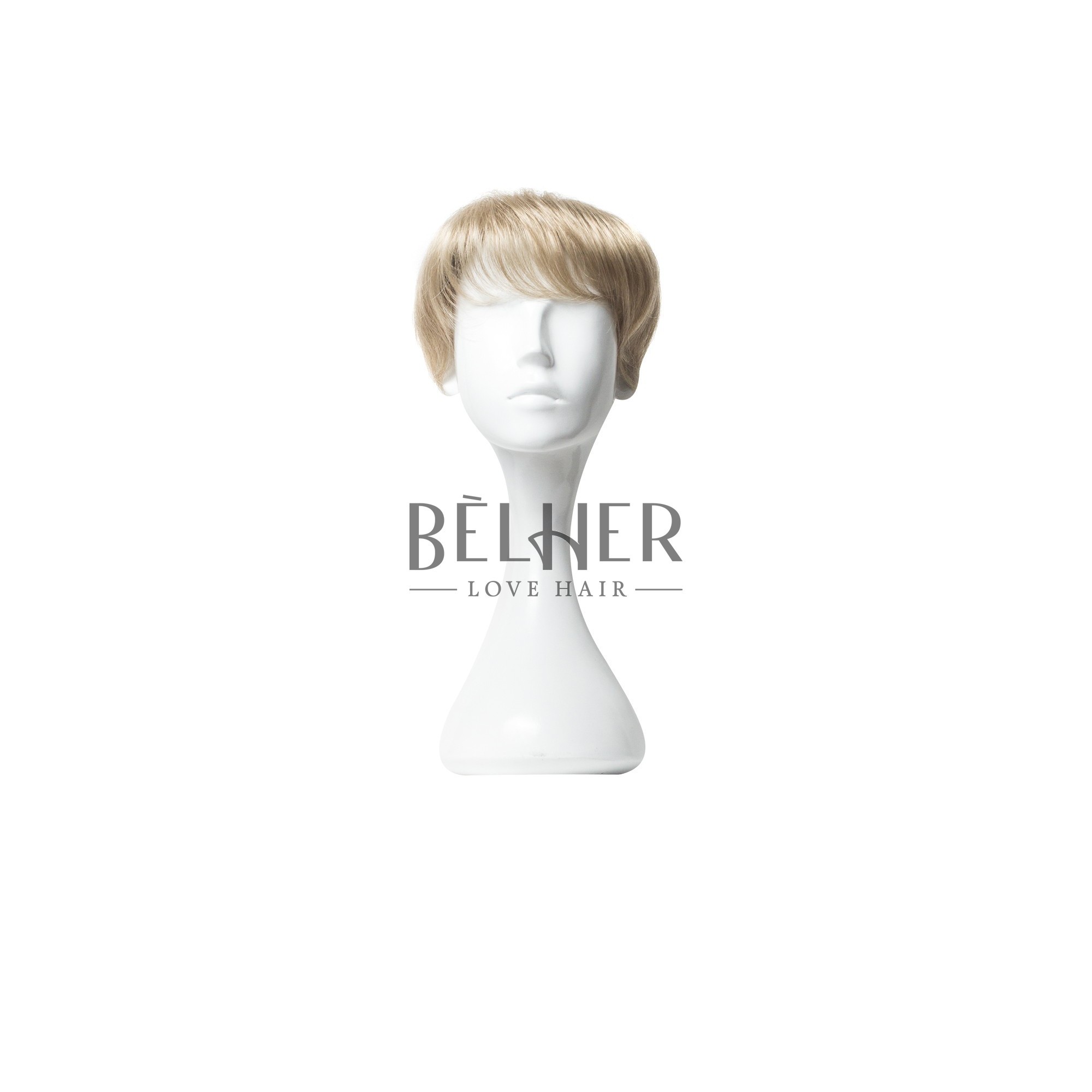 Peruca Partiala Clip-On Blond Cenusiu