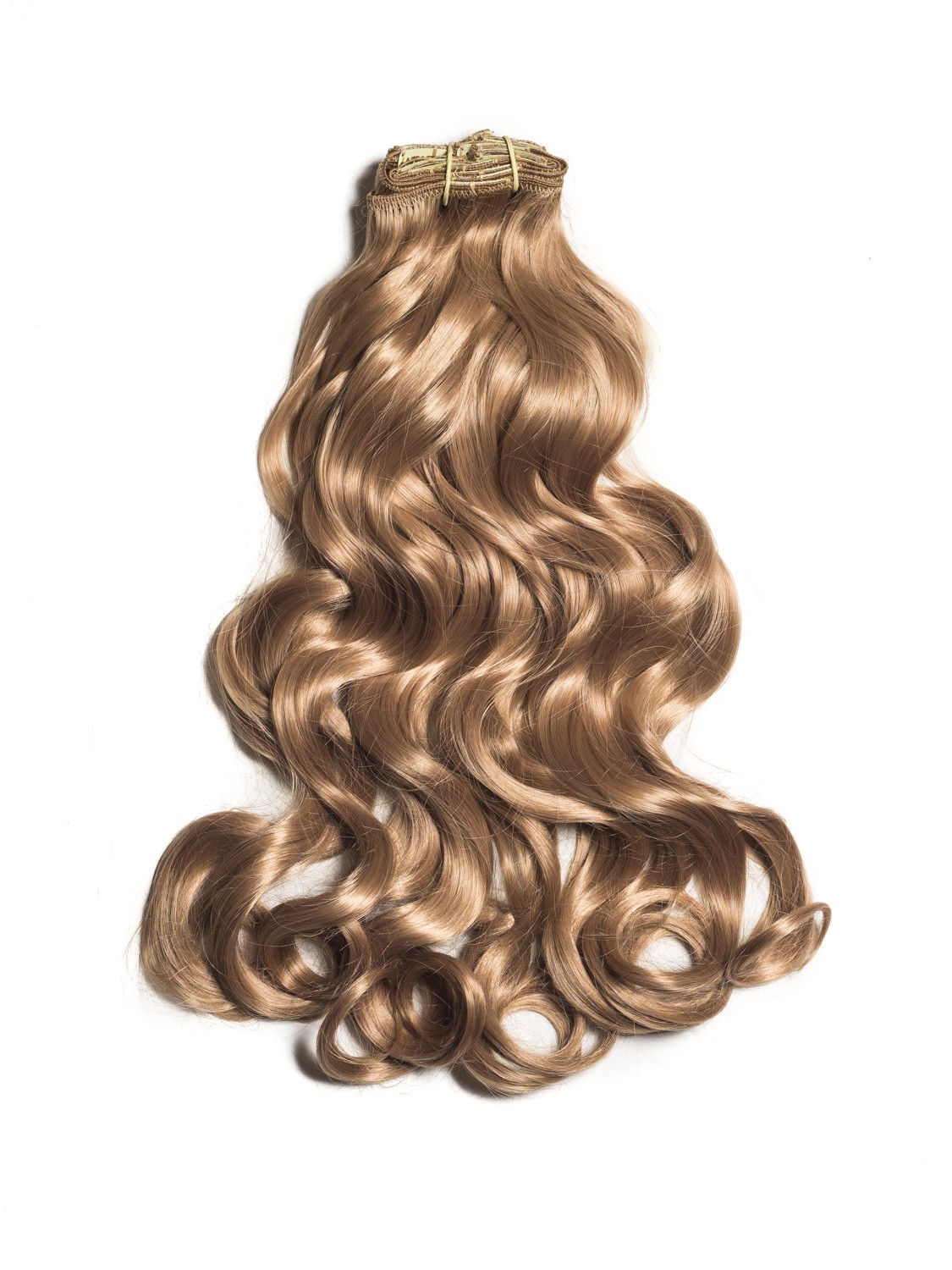 Extensii Clip-On Ondulat Blond Miere