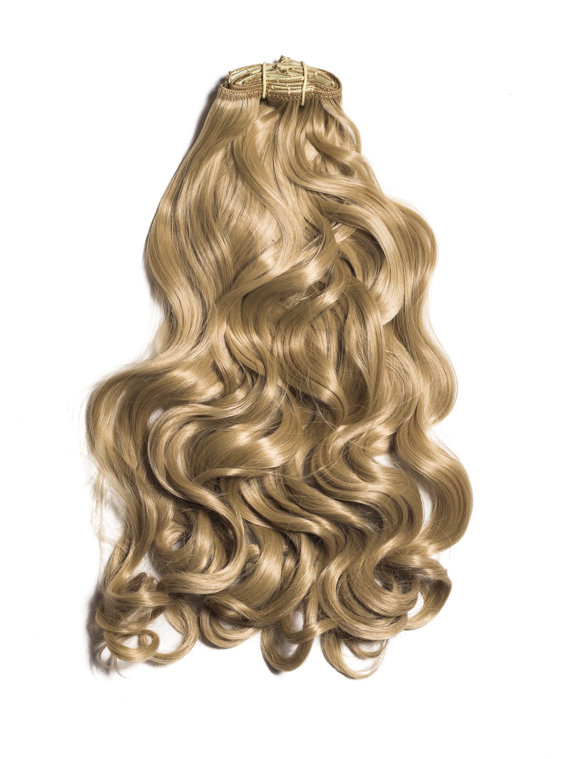 Extensii Clip-On Ondulat Blond Cenusiu