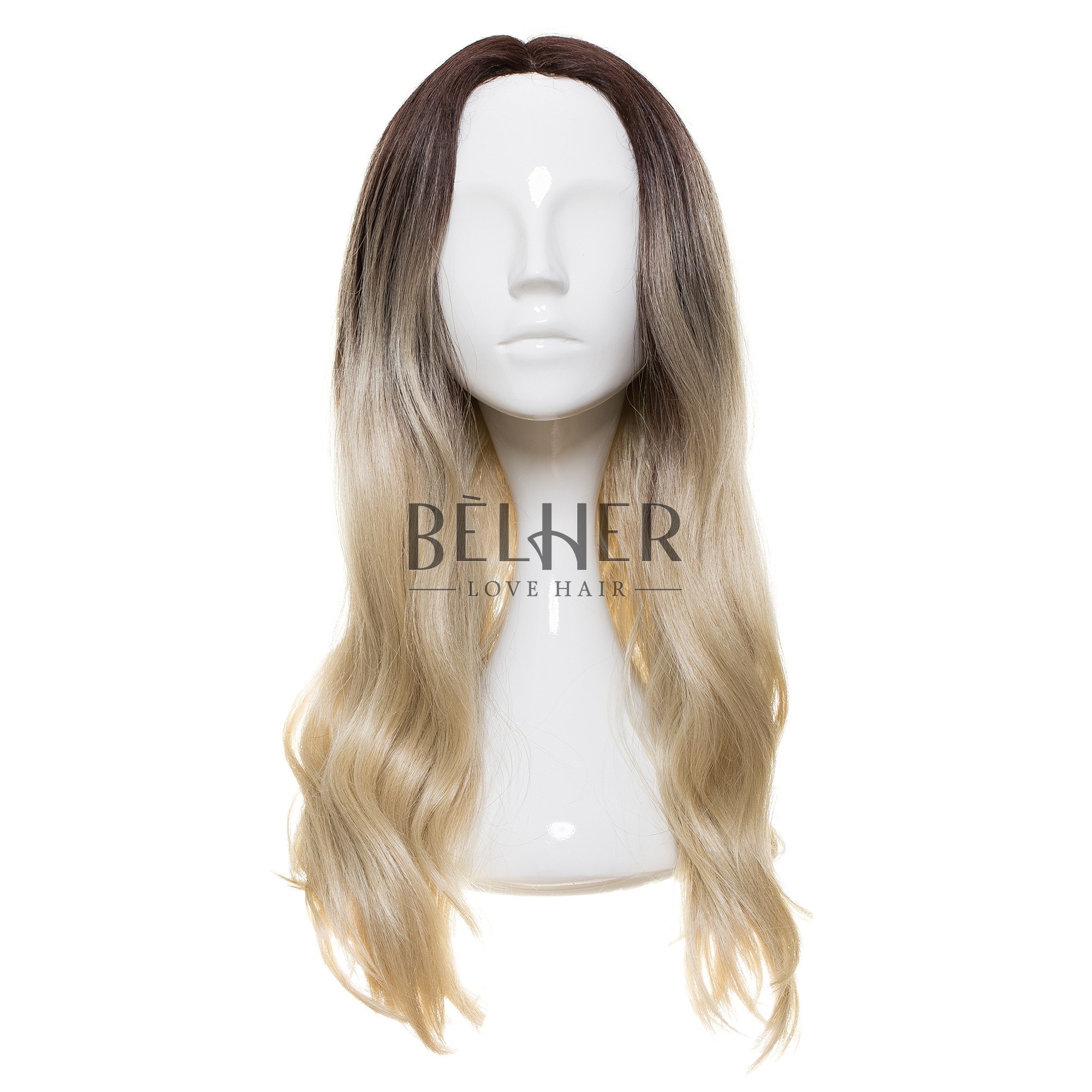 Peruca lena ombre blond deschis