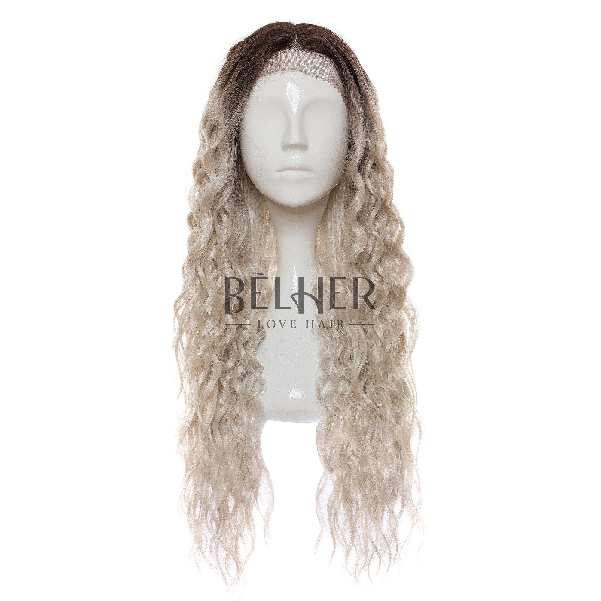 Peruca amy ombre blond platinat