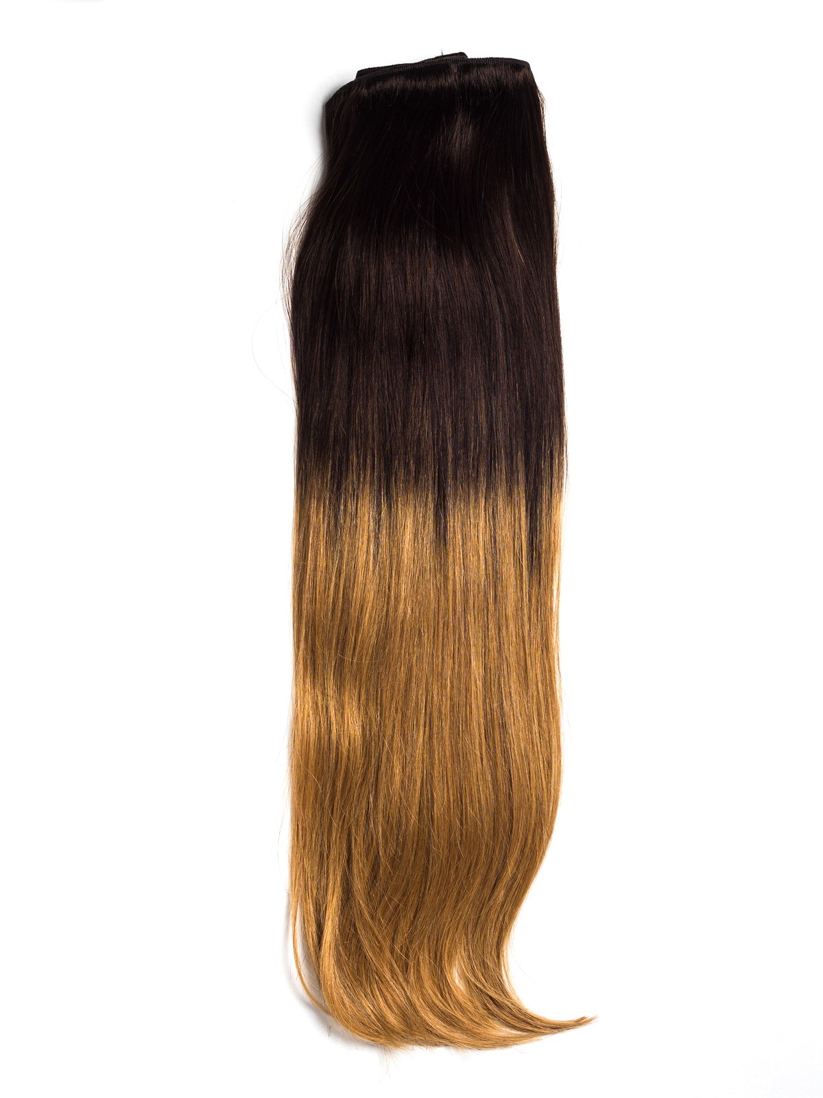 Extensii Clip-On Deluxe Ombre Ciocolatiu/Blond Miere