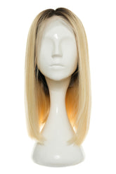 Peruca Naturala ANEMONA Ombre Brunet/Blond