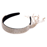 Coronita Lanturi Cristale Lateral Auriu