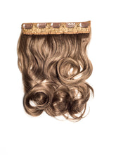 Blond Inchis Cenusiu Tresa Clip-On Ondulat