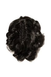 Coc Cleste Par Ondulat Saten Inchis