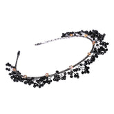 Coronita Ocazie Margelute Si Cristale Negru