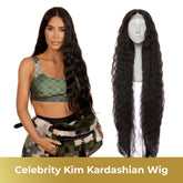 Celebrity Peruca Bia Negru Natural