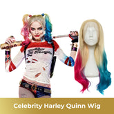 Celebrity Peruca Harley Ombre Roz-Albastru