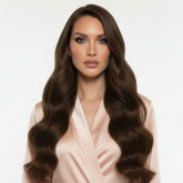 Extensii Clip-On VIP Saten Inchis Natural