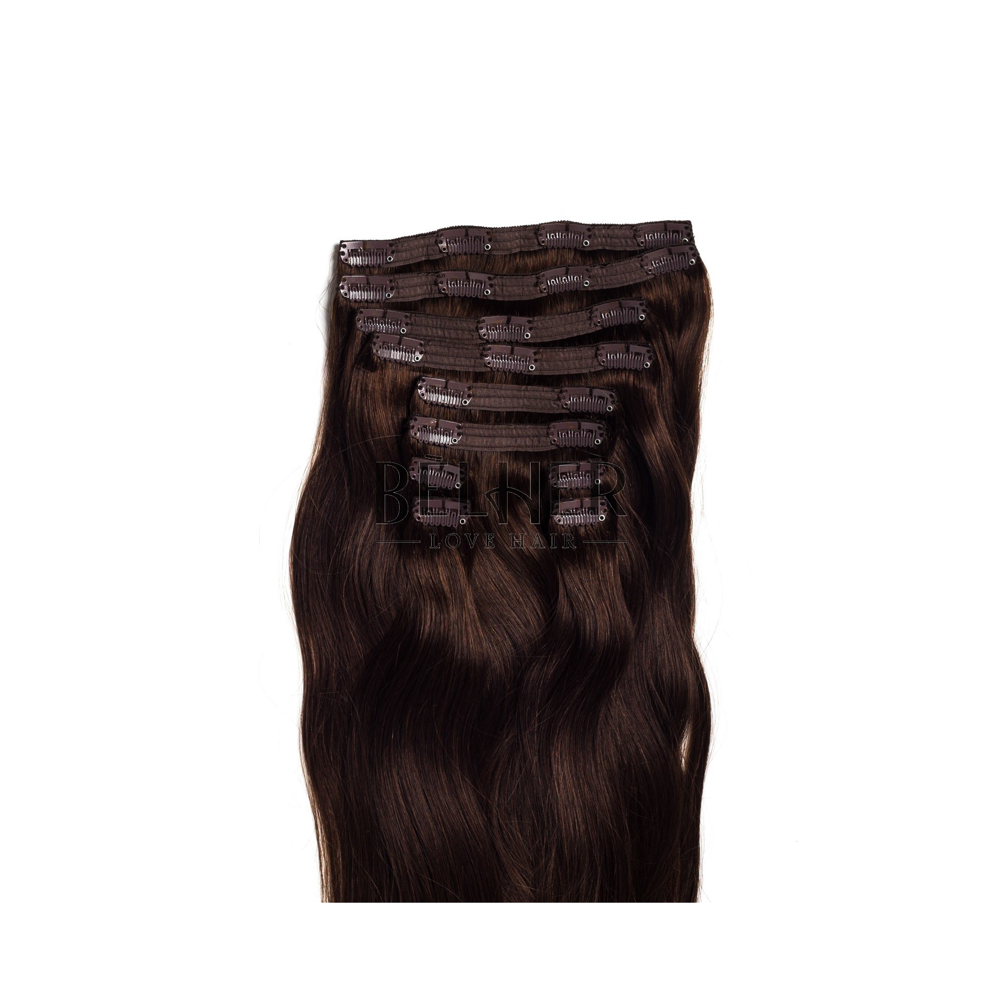 Extensii clip-on vip ciocolatiu