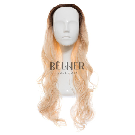Peruca Partiala 3/4 Ombre Blond Bej