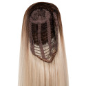 Peruca Partiala 3/4 Ombre Blond Bej