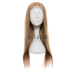 Peruca Naturala Diana Blond Inchis Cenusiu