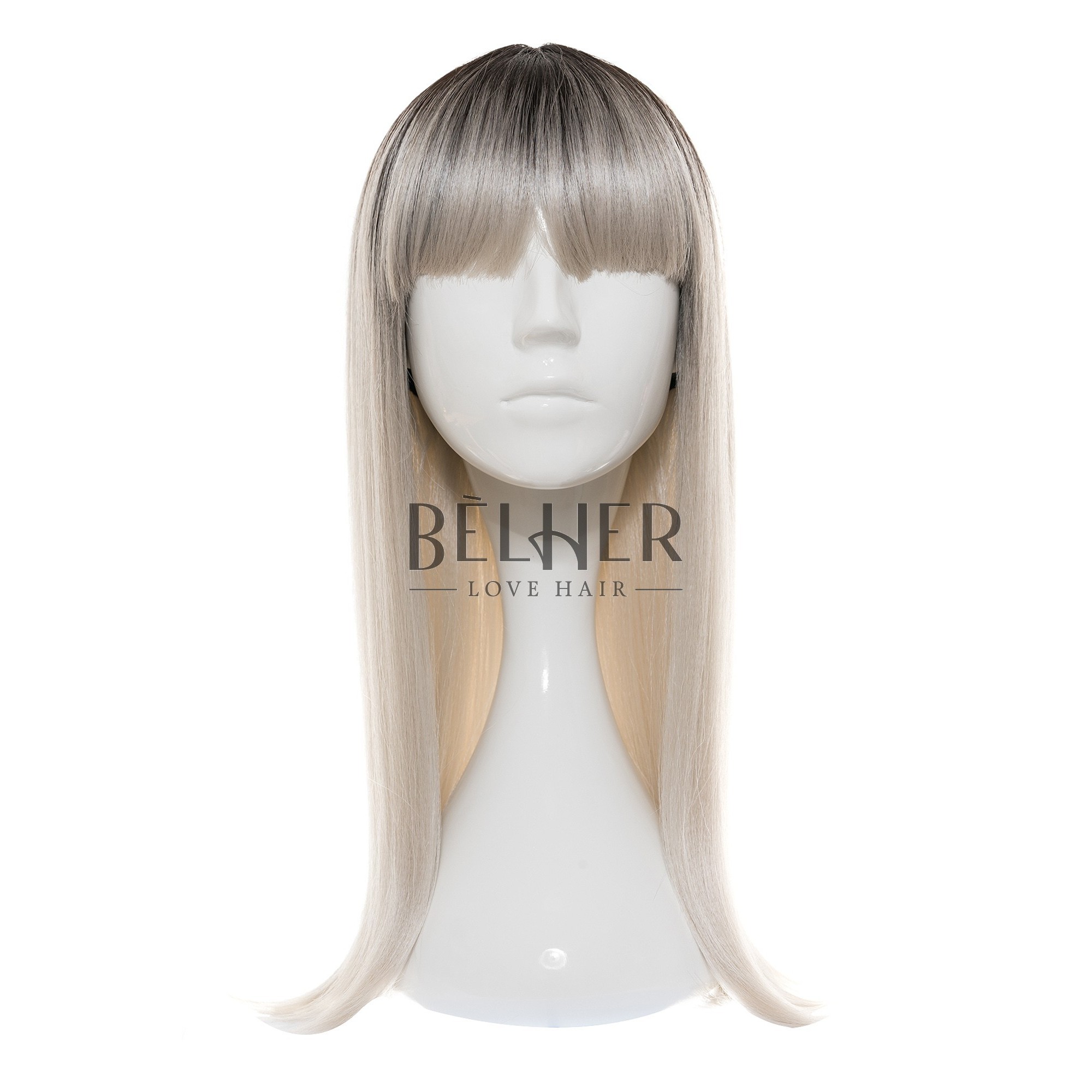Peruca sabrina ombre blond platinat