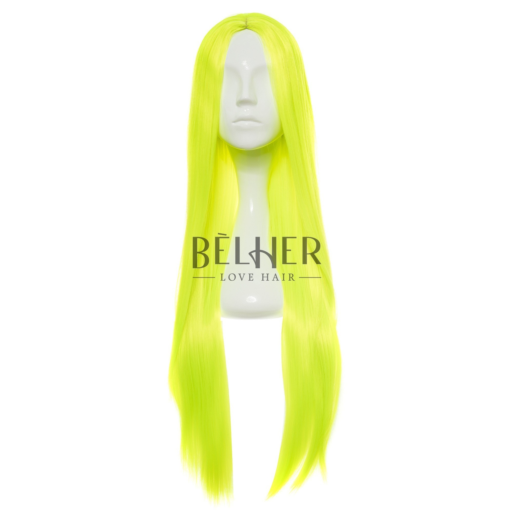 Peruca lora verde neon
