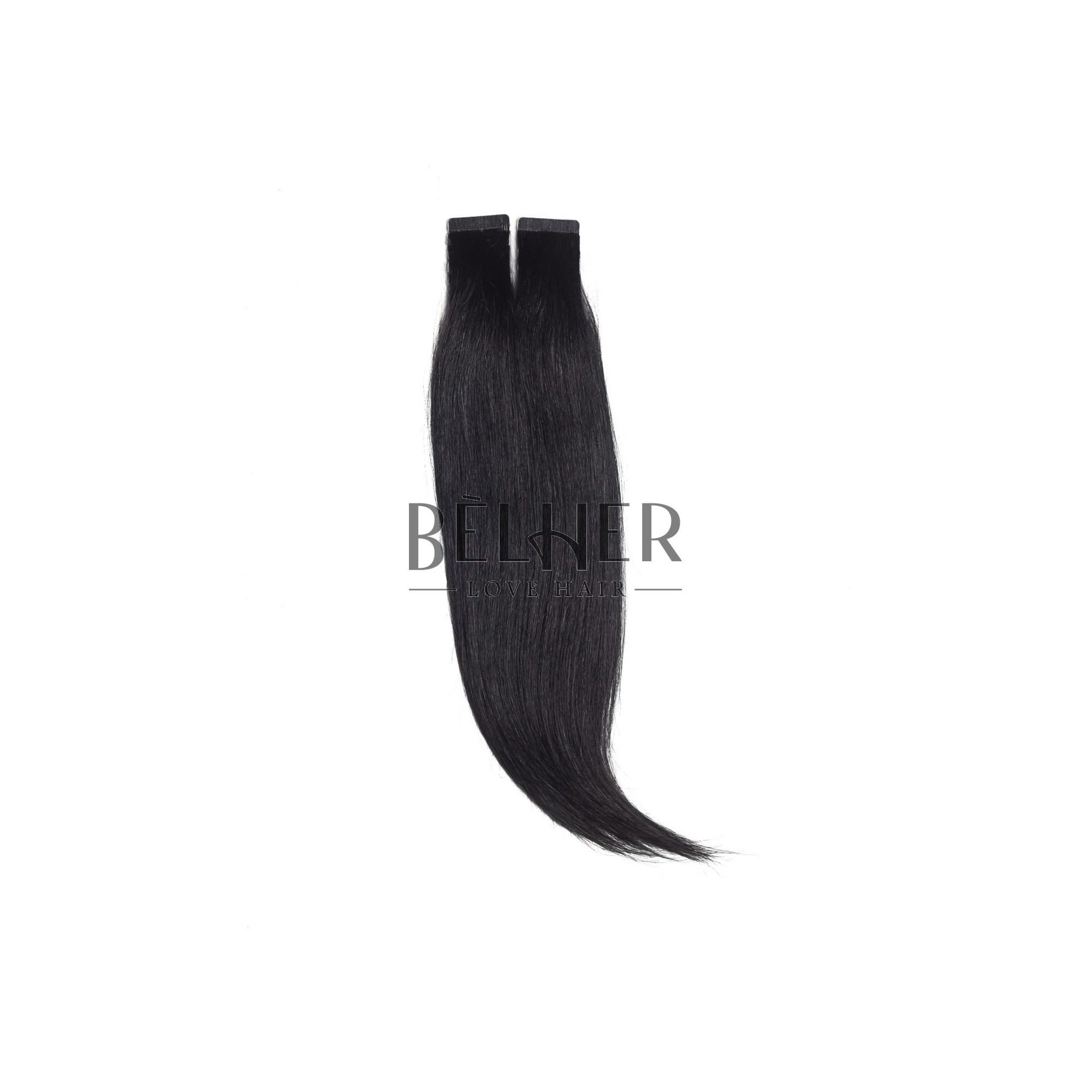 Extensii tape-on premium negru intens