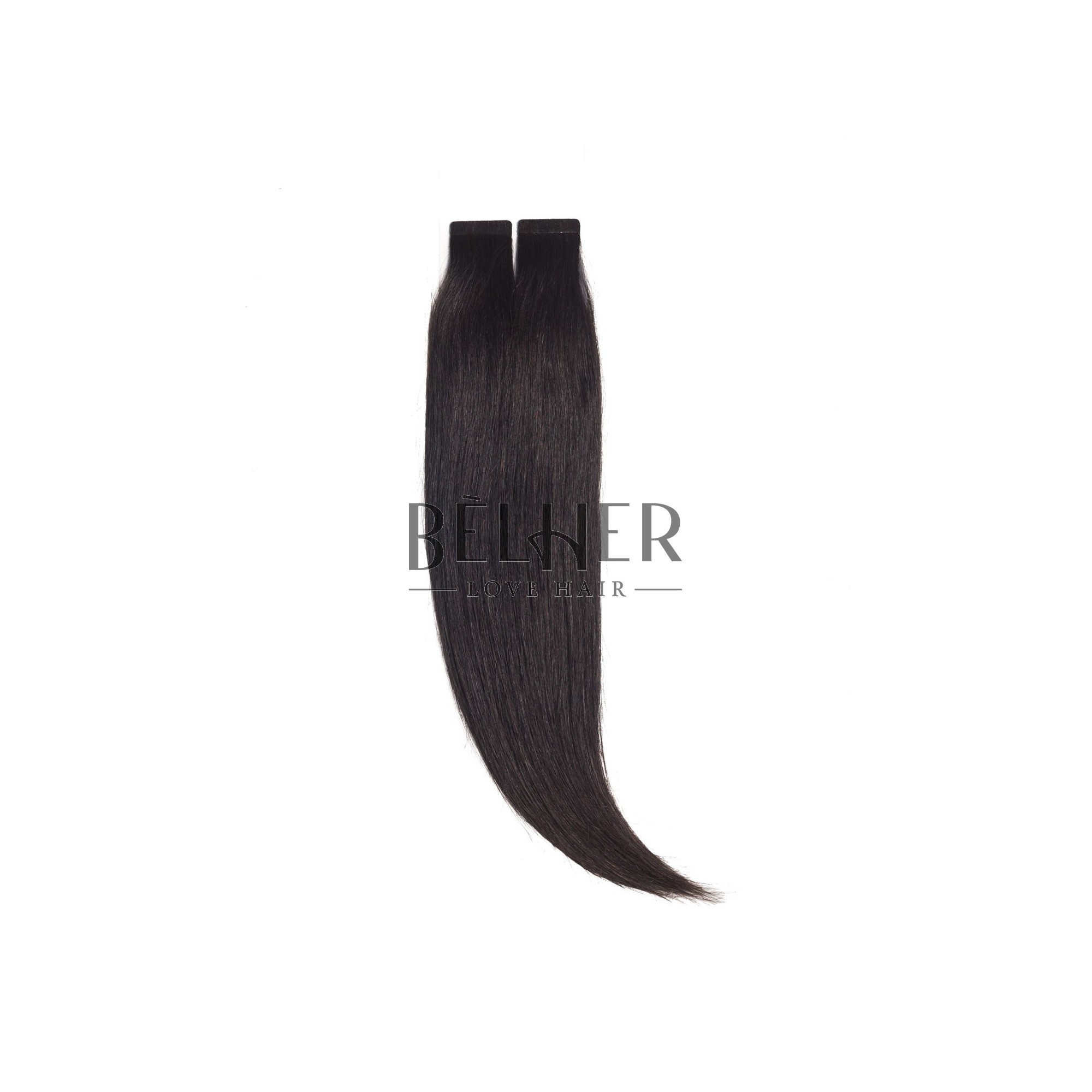 Extensii tape-on premium negru natural
