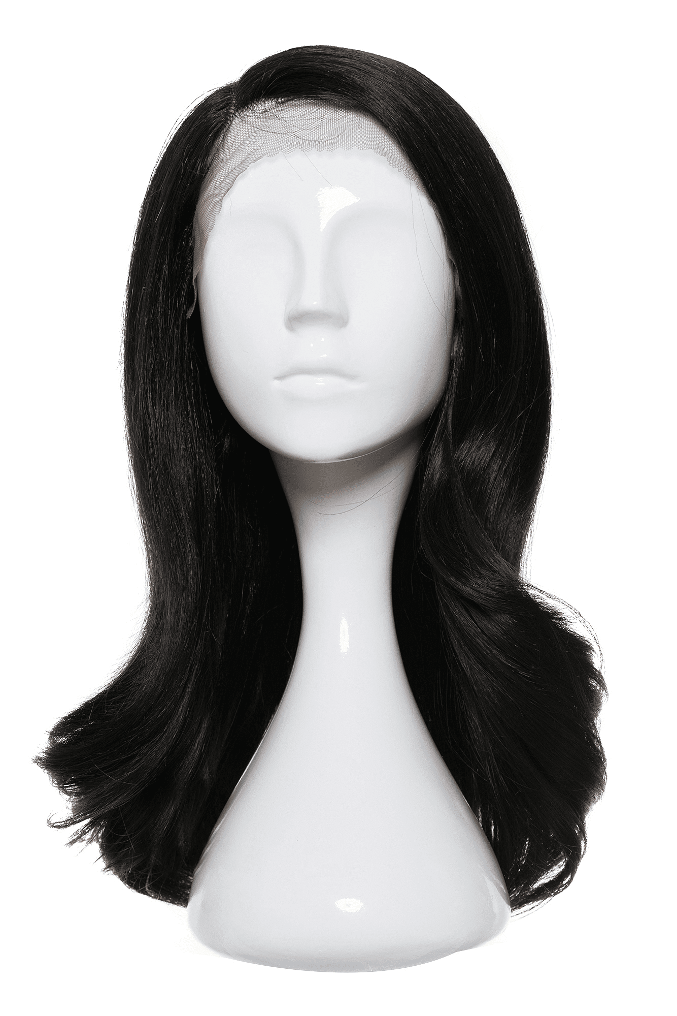 Peruca caro negru natural