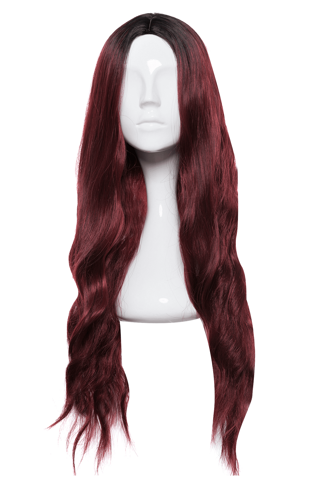 Peruca nely ombre burgundy