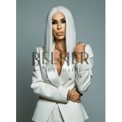 Special fiber wig BRIGITTE Platinum