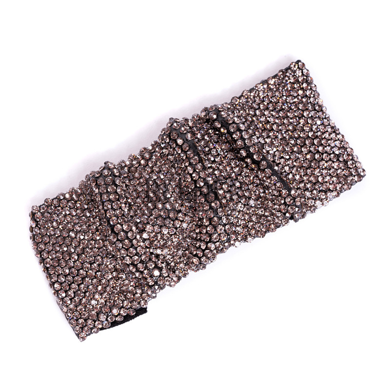 Hair clip with rhinestones