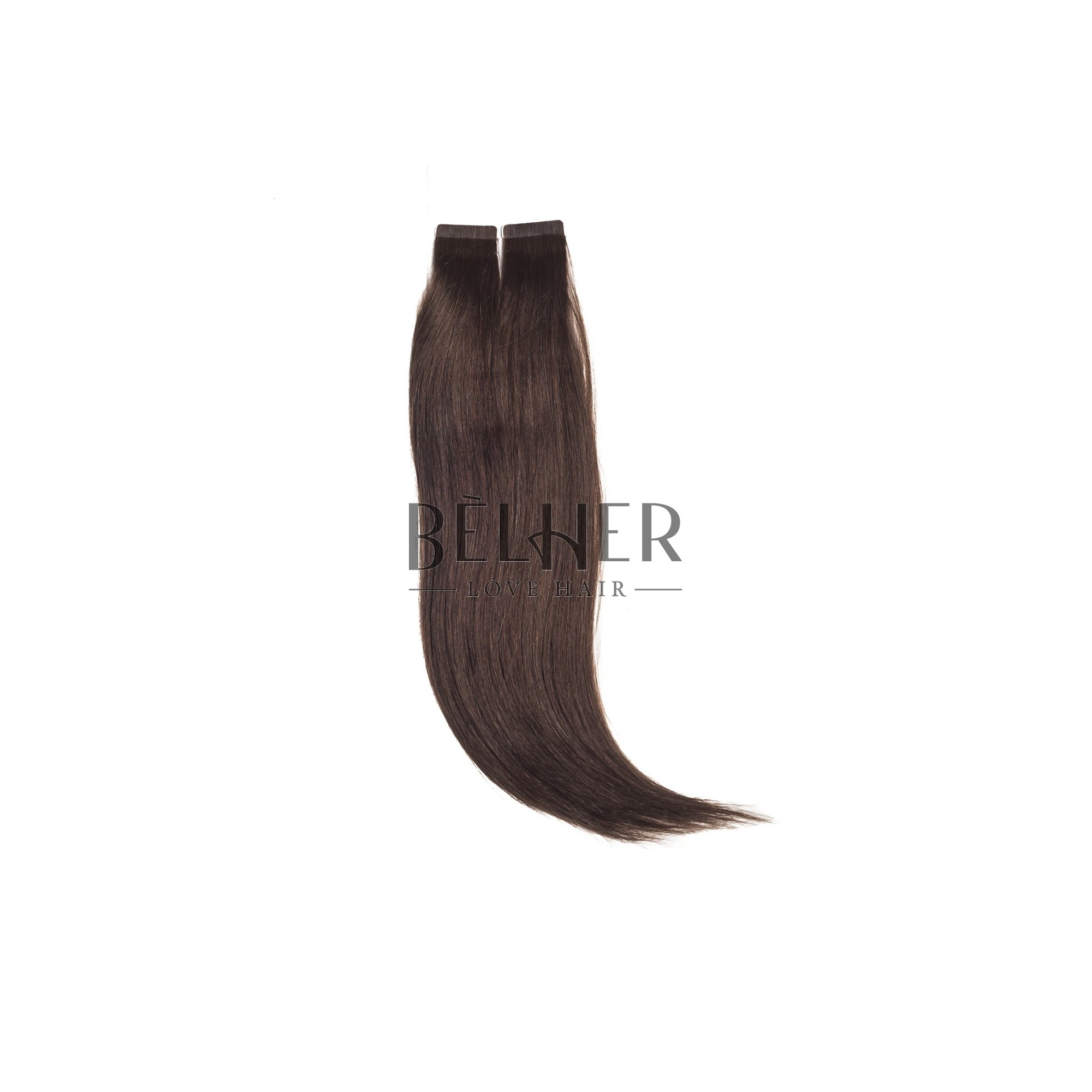 Extensii tape-on premium saten inchis