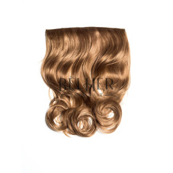 Blond Inchis Auriu Tresa Clip-On Ondulat Blond Inchis Auriu Tresa Clip-On Ondulat