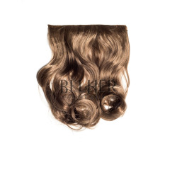 Blond Inchis Cenusiu Tresa Clip-On Ondulat Blond Inchis Cenusiu Tresa Clip-On Ondulat