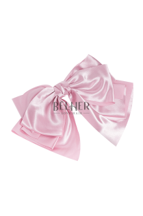Hair Clip With Pink Bow