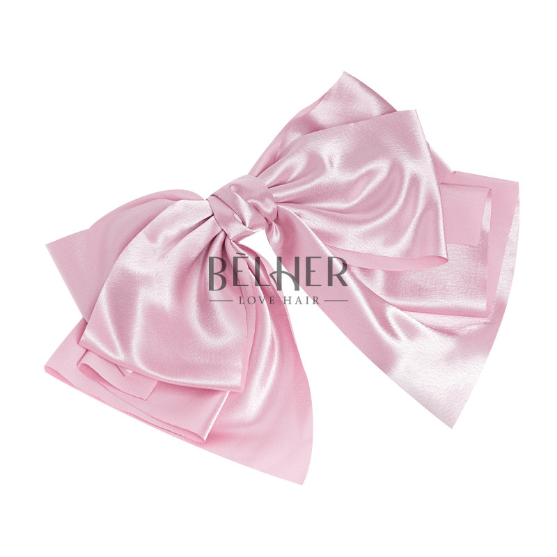 Hair Clip With Pink Bow