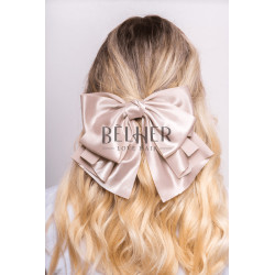 Hair Clip With Nude Bow Hair Clip With Nude Bow